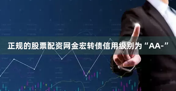 正规的股票配资网金宏转债信用级别为“AA-”