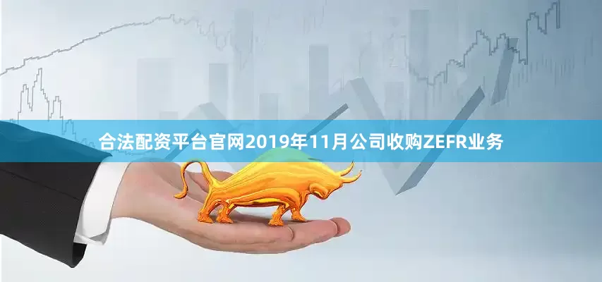合法配资平台官网2019年11月公司收购ZEFR业务