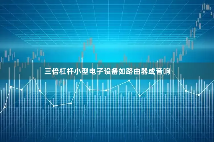 三倍杠杆小型电子设备如路由器或音响