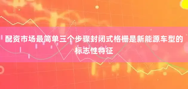 配资市场最简单三个步骤封闭式格栅是新能源车型的标志性特征